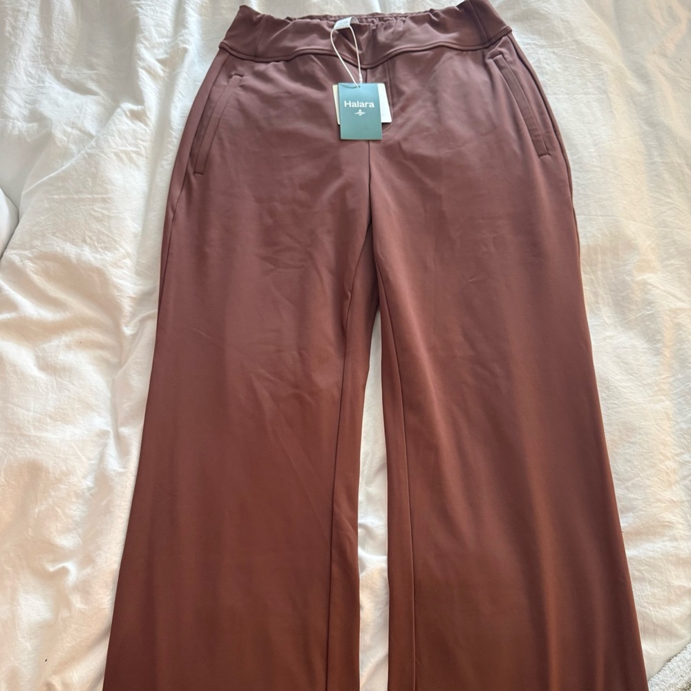 HALARA Wide Leg Lounge Pants - Mauve